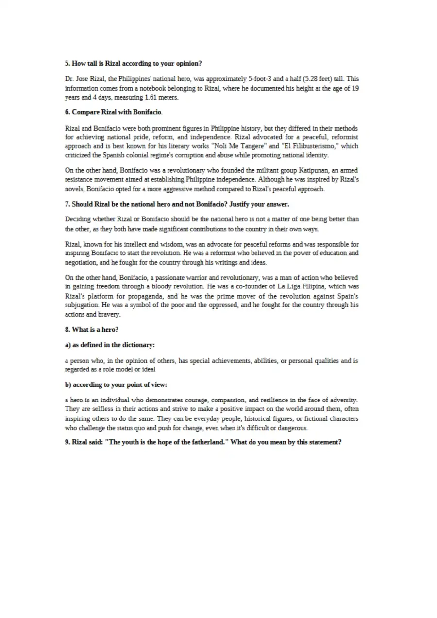 Jose Rizal The Greatest Hero of the Philippines, page 2