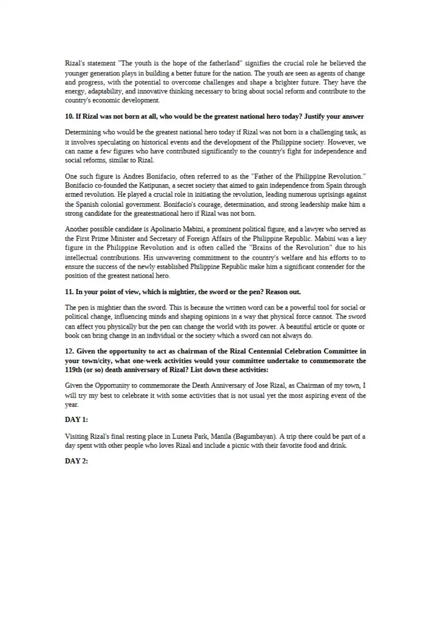 Jose Rizal The Greatest Hero of the Philippines, page 3