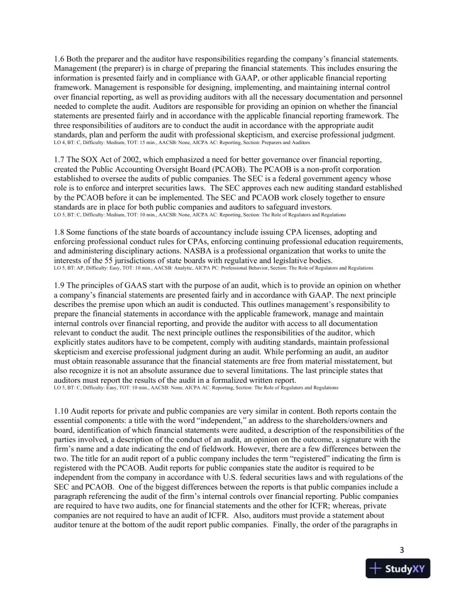 Solution Manual For Auditing: A Practical Approach with Data Analytics, 1st Edition, page 4