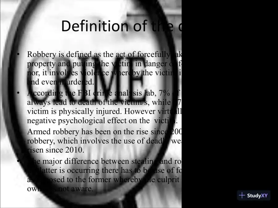 Robbery: The Root Causes Of Crime And The Theories That Explain It, page 4
