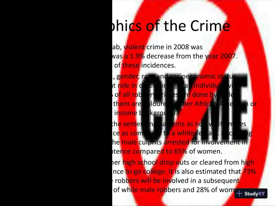 Robbery: The Root Causes Of Crime And The Theories That Explain It, page 5