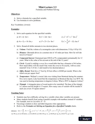 Solution Manual for Intermediate Algebra, 6th Edition - Page 14 preview image