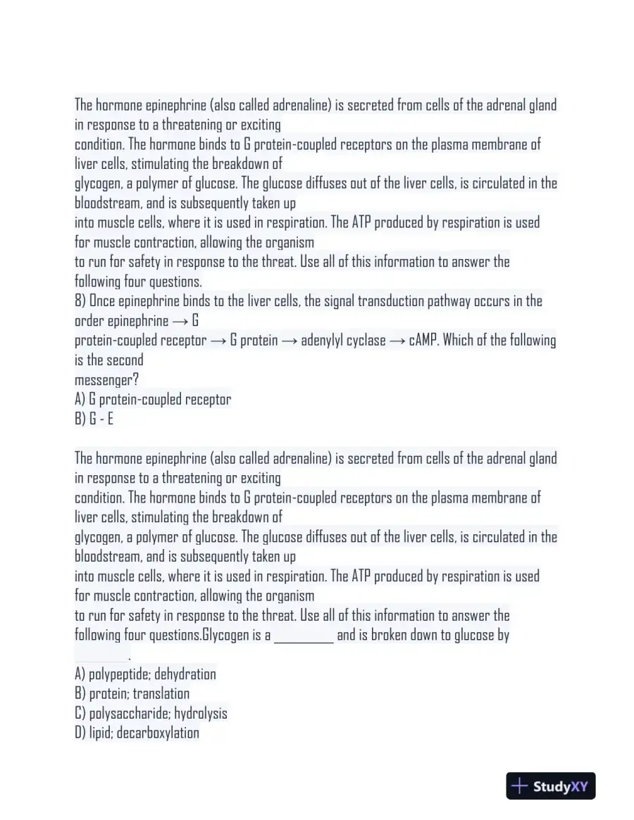 BS161 Biology Final Exam With Answers (194 Solved Questions), page 11