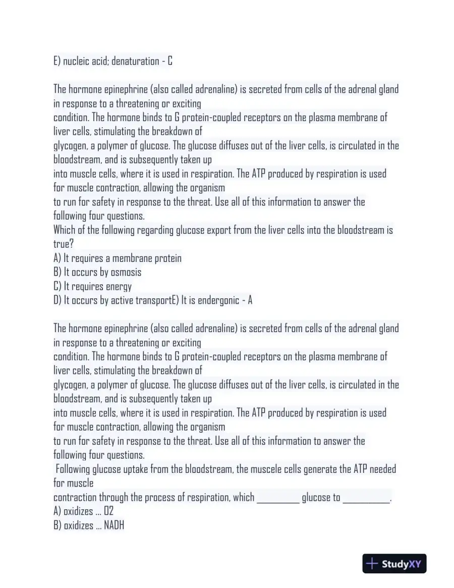 BS161 Biology Final Exam With Answers (194 Solved Questions), page 12