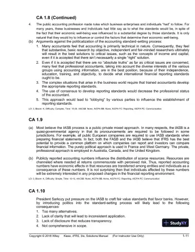 Intermediate Accounting: IFRS Edition, 3rd Edition Solution Manual - Page 12 preview image