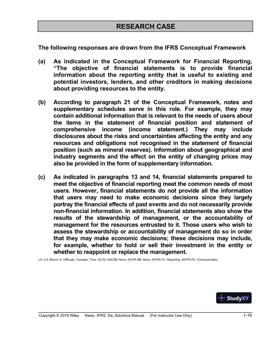 Intermediate Accounting: IFRS Edition, 3rd Edition Solution Manual, page 20