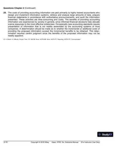 Intermediate Accounting: IFRS Edition, 3rd Edition Solution Manual - Page 31 preview image