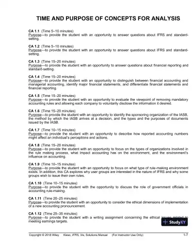 Intermediate Accounting: IFRS Edition, 3rd Edition Solution Manual - Page 8 preview image