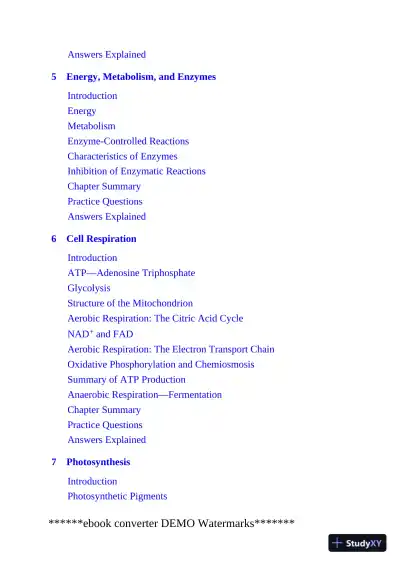 AP Biology: With 2 Practice Tests (2020) - Page 10 preview image