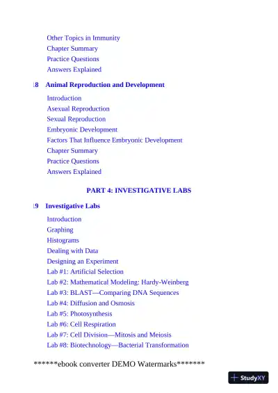 AP Biology: With 2 Practice Tests (2020) - Page 16 preview image