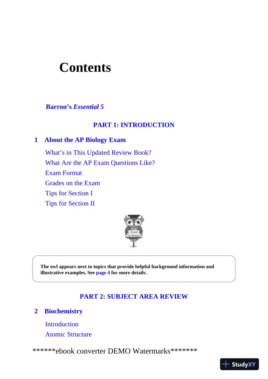 AP Biology: With 2 Practice Tests (2020), page 8