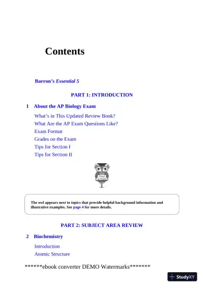 AP Biology: With 2 Practice Tests (2020) - Page 8 preview image
