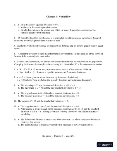 Statistics for the Behavioral Sciences, 9th Edition Solution Manual - Page 16 preview image