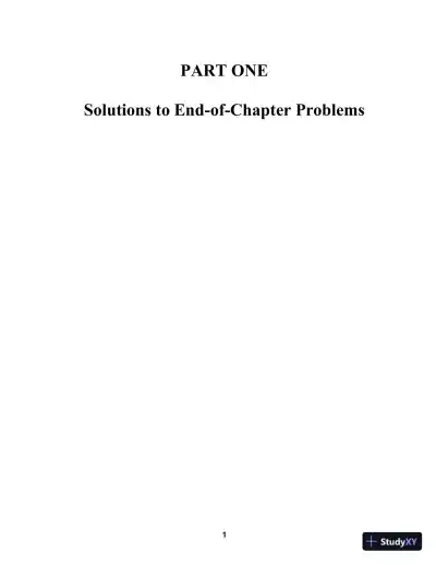 Solution Manual For Electronics Fundamentals: A Systems Approach, 1st Edition - Page 3 preview image