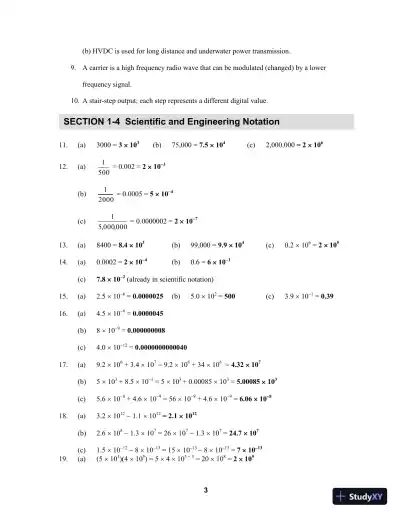 Solution Manual For Electronics Fundamentals: A Systems Approach, 1st Edition - Page 5 preview image