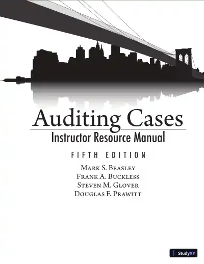 Solution Manual for Auditing Cases: An Interactive Learning Approach, 5th Edition - Page 1 preview image