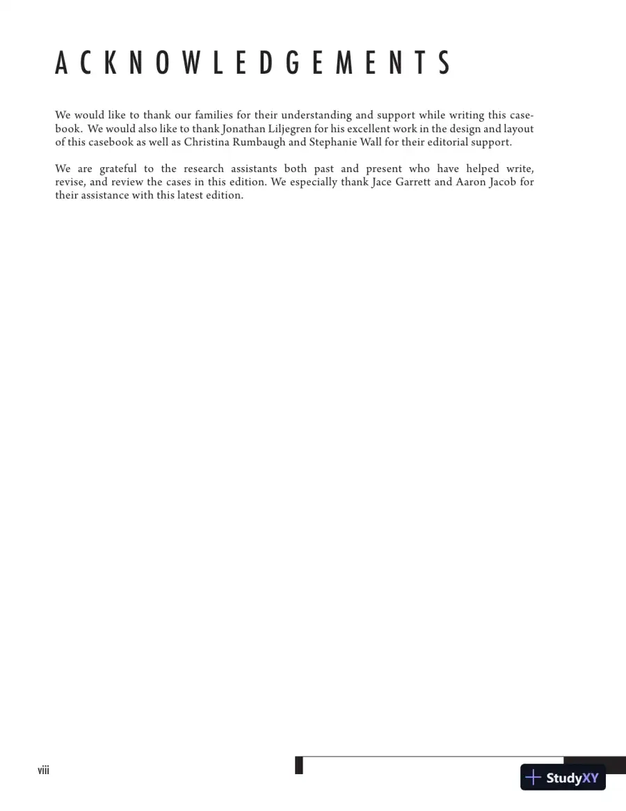 Solution Manual for Auditing Cases: An Interactive Learning Approach, 5th Edition, page 11