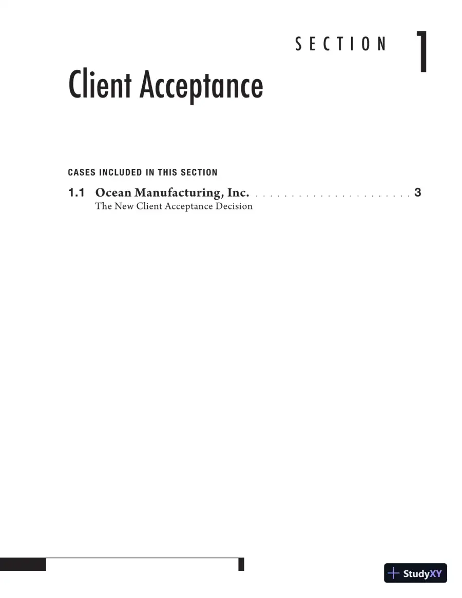 Solution Manual for Auditing Cases: An Interactive Learning Approach, 5th Edition, page 14
