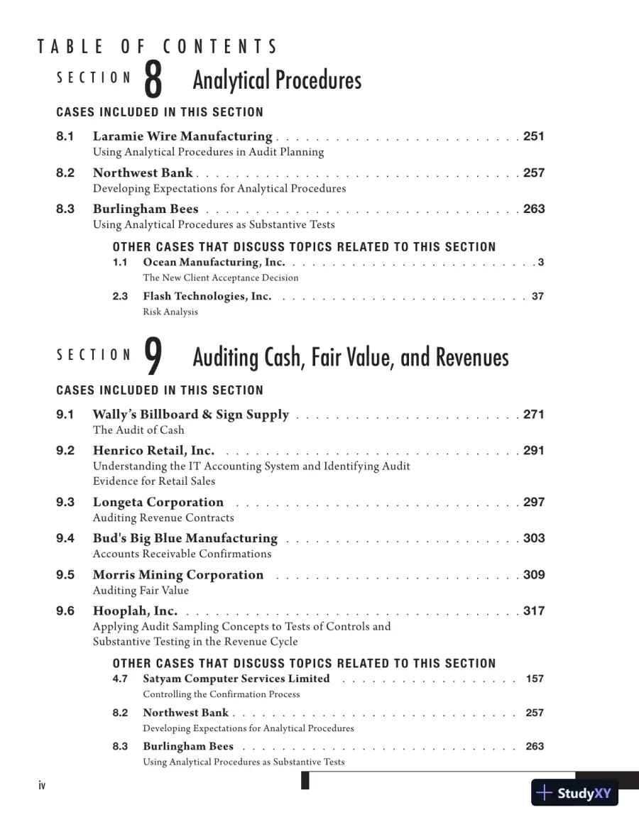 Solution Manual for Auditing Cases: An Interactive Learning Approach, 5th Edition, page 7