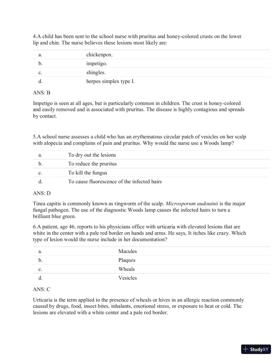Test Bank for Clinical Guidelines in Primary Care, 4th Edition (Chapters 1-19), page 15