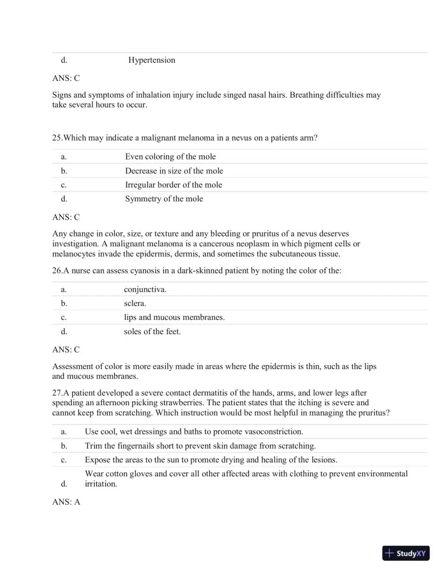 Test Bank for Clinical Guidelines in Primary Care, 4th Edition (Chapters 1-19), page 21