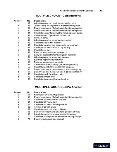 Intermediate Accounting, Volume 2, 10th Canadian Edition Test Bank - Page 8 preview image
