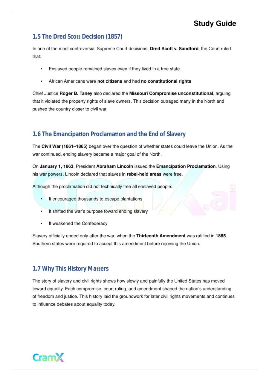 American Government - Civil Rights, page 3