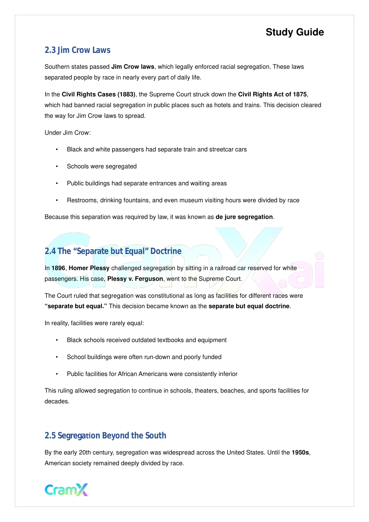 American Government - Civil Rights - Page 5 preview image