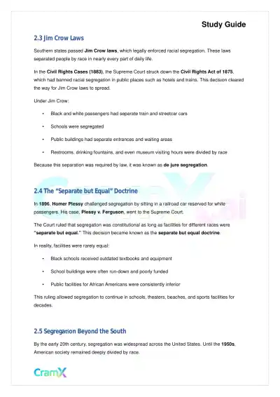 American Government - Civil Rights - Page 5 preview image