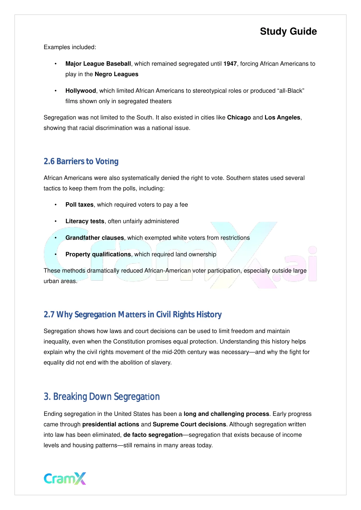 American Government - Civil Rights - Page 6 preview image
