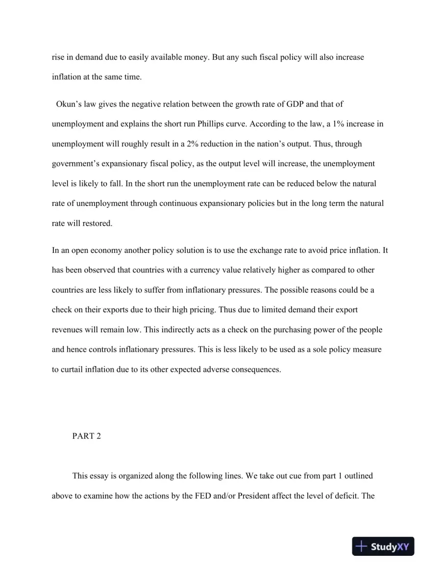The Economic Implications of Fiscal Deficits: Analyzing Expansionary Policies, Debt Impact, and Long-Term Growth Strategies, page 4