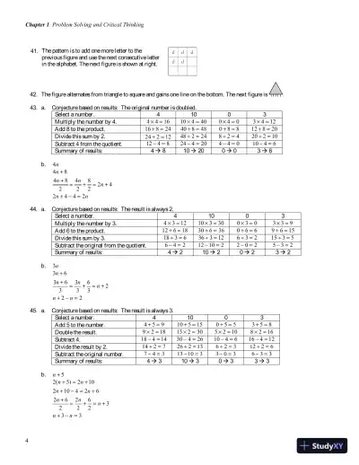 Solution Manual for Thinking Mathematically, 7th Edition - Page 8 preview image