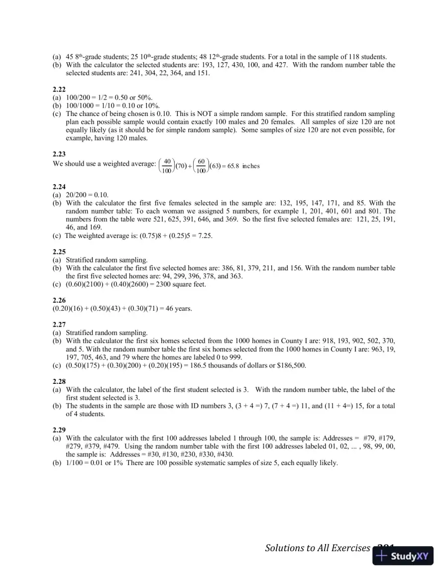 Solution Manual for Interactive Statistics, 3rd Edition, page 18