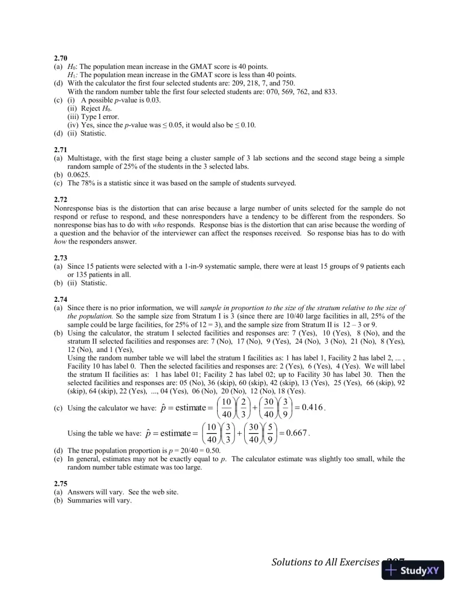 Solution Manual for Interactive Statistics, 3rd Edition, page 24