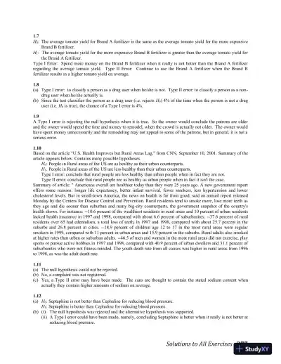 Solution Manual for Interactive Statistics, 3rd Edition - Page 4 preview image