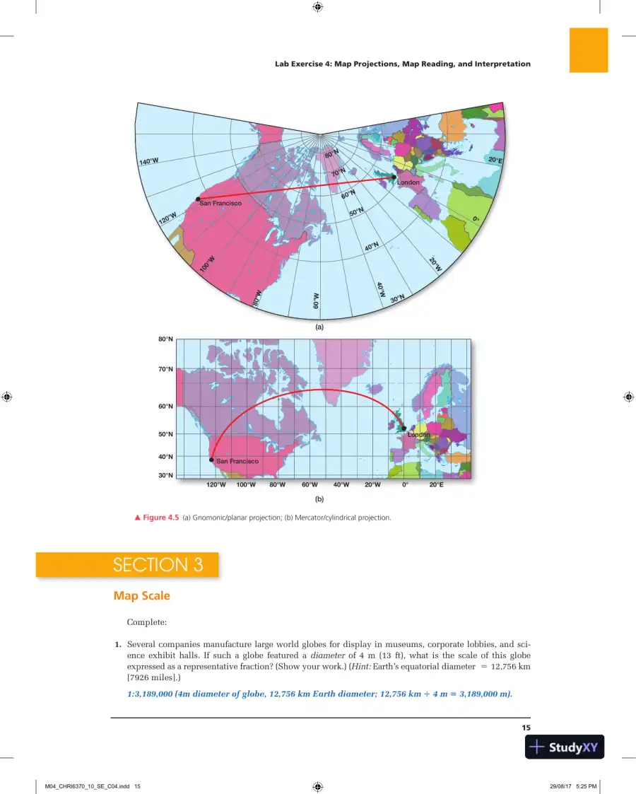 Applied Physical Geography: Geosystems in the Laboratory, 10th Edition Solution Manual, page 16