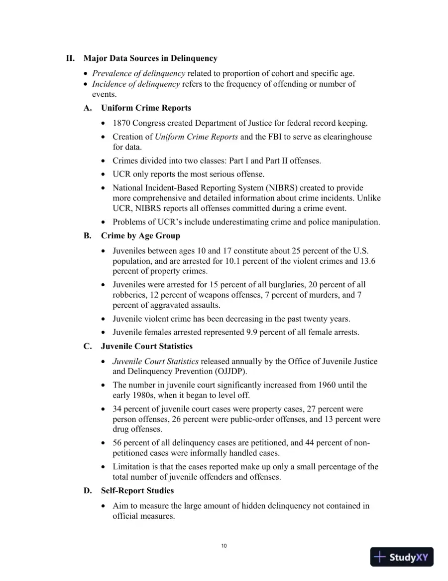 Test Bank for Juvenile Delinquency, 10th Edition, page 14