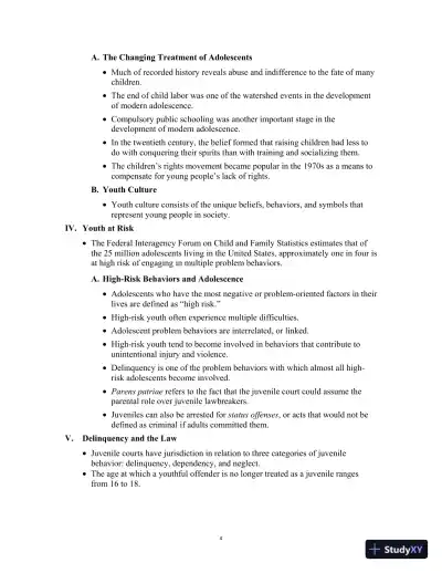 Test Bank for Juvenile Delinquency, 10th Edition - Page 8 preview image