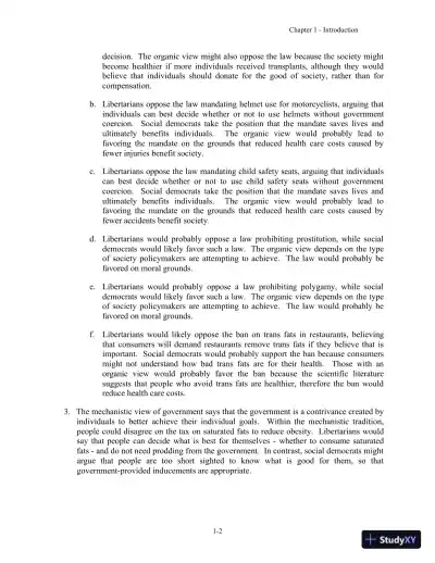 Solution Manual for Public Finance, 10th Edition - Page 3 preview image