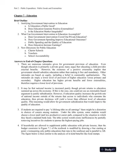 Solution Manual for Public Finance, 10th Edition - Page 30 preview image