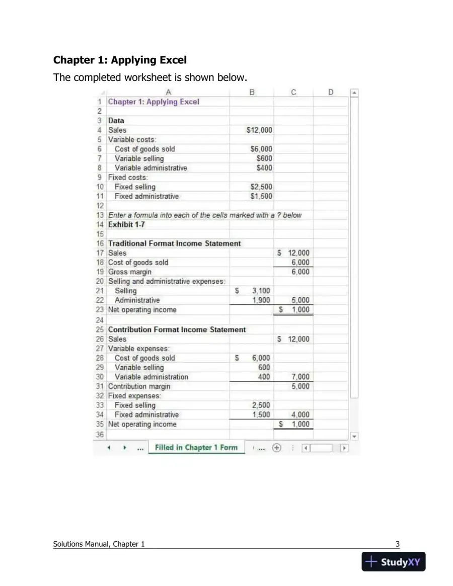 Solution Manual For Managerial Accounting, 17th Edition, page 4