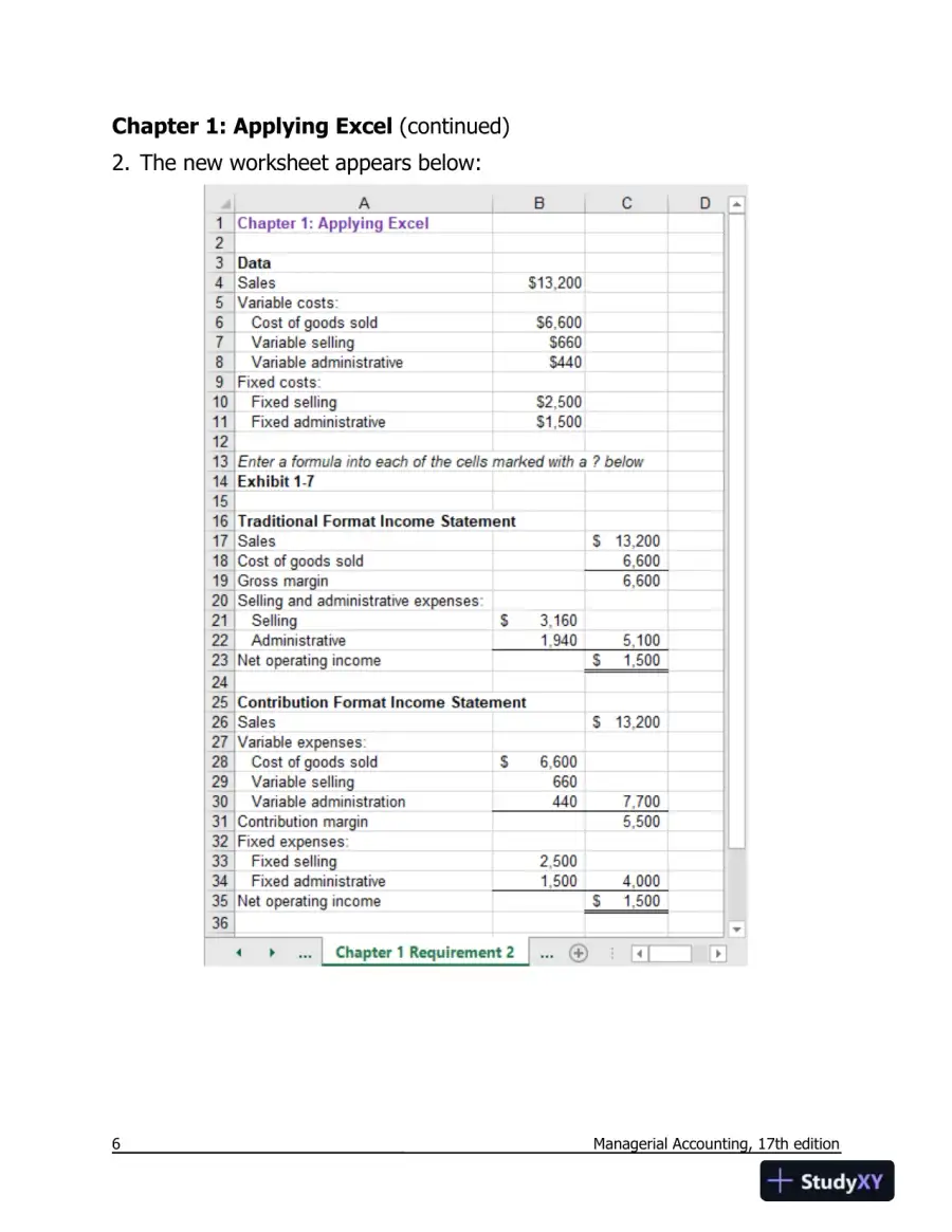 Solution Manual For Managerial Accounting, 17th Edition, page 7