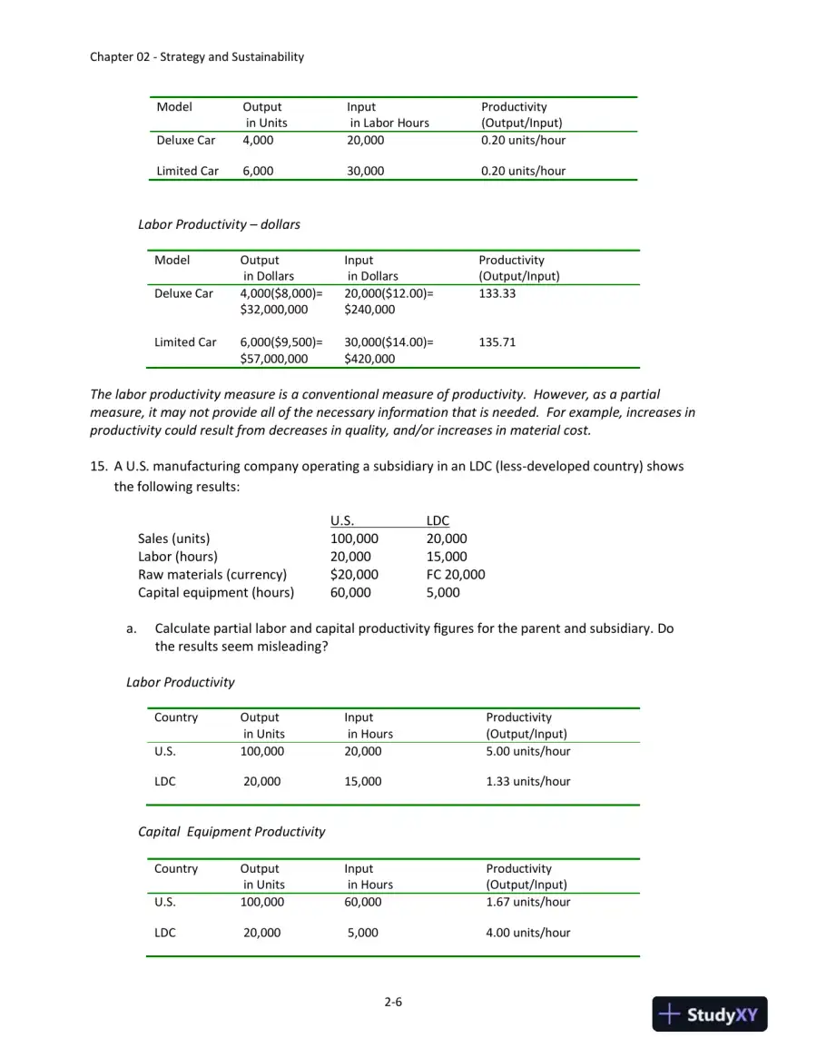 Solution Manual For Operations and Supply Chain Management, 16th Edition, page 14