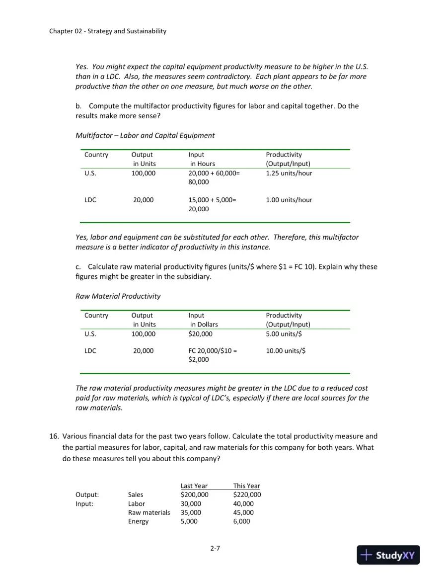 Solution Manual For Operations and Supply Chain Management, 16th Edition, page 15
