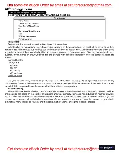 Princeton Review AP Biology Premium Prep, 2023: 6 Practice Tests + Complete Content Review (2022) - Page 14 preview image