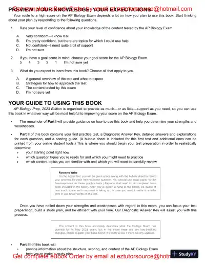 Princeton Review AP Biology Premium Prep, 2023: 6 Practice Tests + Complete Content Review (2022) - Page 9 preview image
