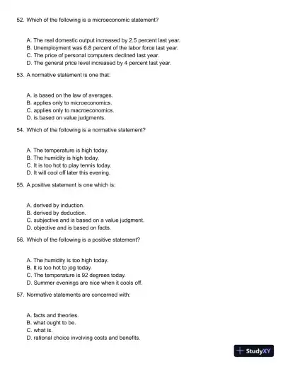 Microeconomics 17th Edition Test Bank - Page 12 preview image