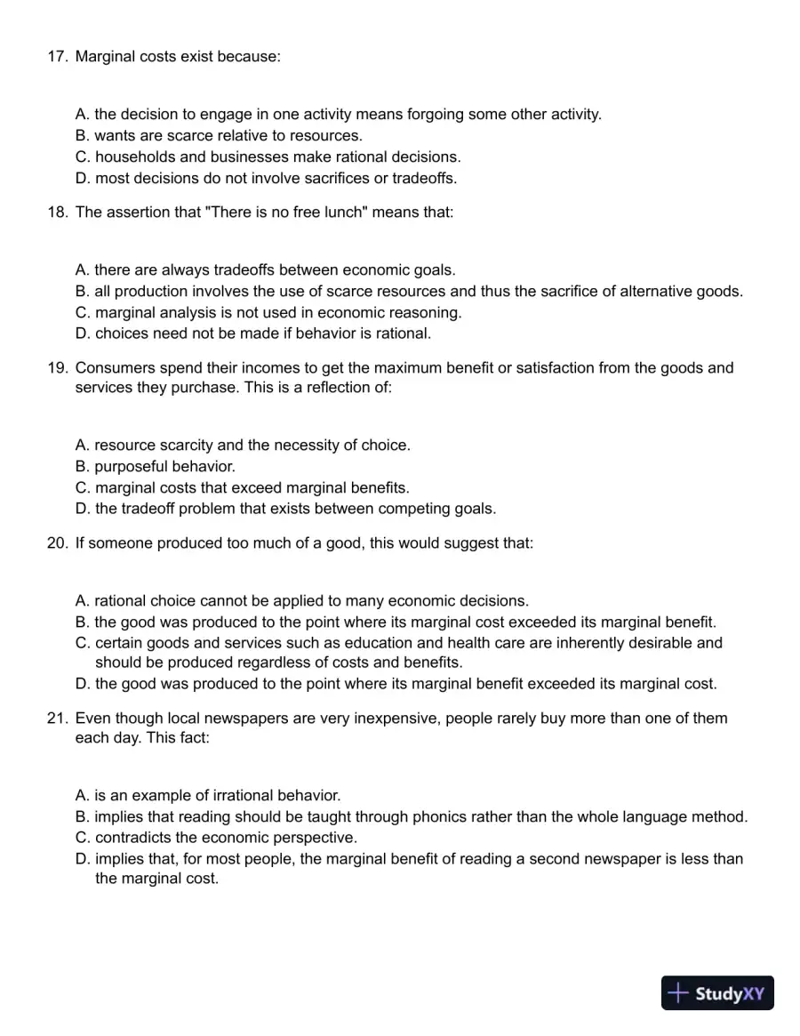 Microeconomics 17th Edition Test Bank, page 5