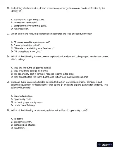 Microeconomics 17th Edition Test Bank - Page 6 preview image