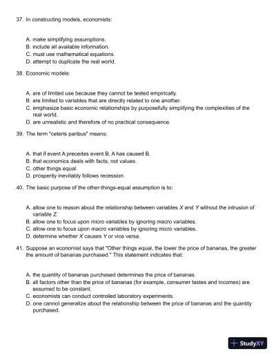 Microeconomics 17th Edition Test Bank - Page 9 preview image